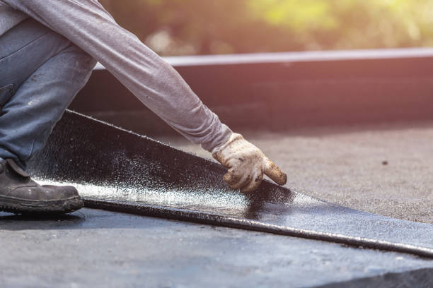 Professional Crawl Space Encapsulation technician working in Fenwick, MI
